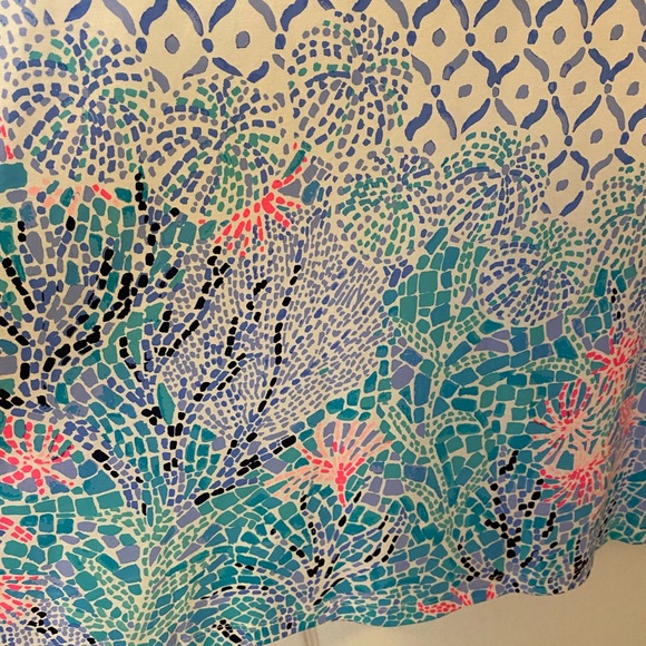 Lilly Pulitzer EUC A-Line Engineered Dress S 💙 - Picture 3 of 10